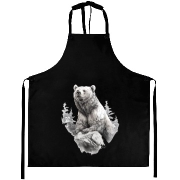 Discover Majestic Forest Bear Aprons