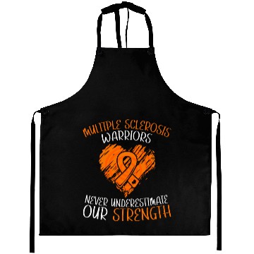 Discover MS Warriors Never Underestimate Our Strength Aprons