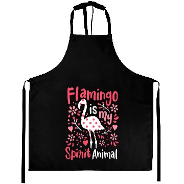 Discover Flamingo Pink Bird Wading Bird Aprons