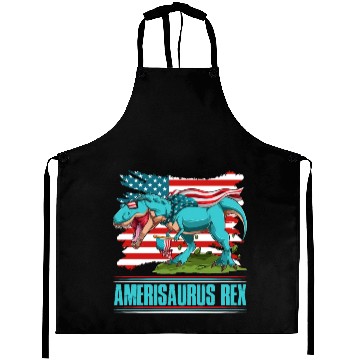Discover Amerisaurus Rex Independence Day USA Party Aprons