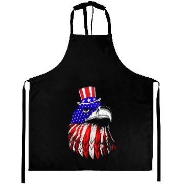 Discover America Eagle USA Patriots American Pride Aprons