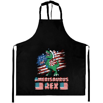 Discover Amerisaurus Rex USA Party Independence Day Aprons
