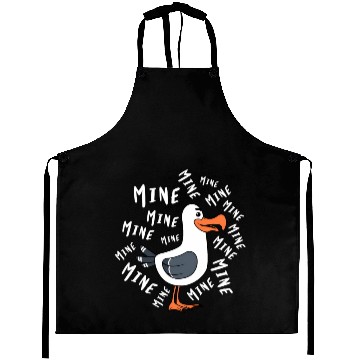 Discover Mine Mine Mine Seagull Bird Beach Chicken Aprons