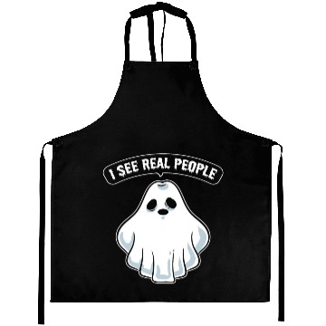 Discover Funny Ghost Hunting Parapsychology Aprons