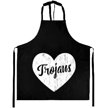 Discover Trojans School Sports Fan Team Spirit Mascot He Aprons