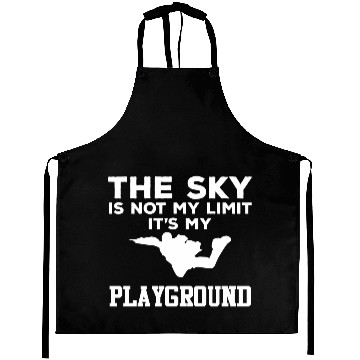 Discover Sky Playground - Skydiver Skydiving Parachuting Aprons