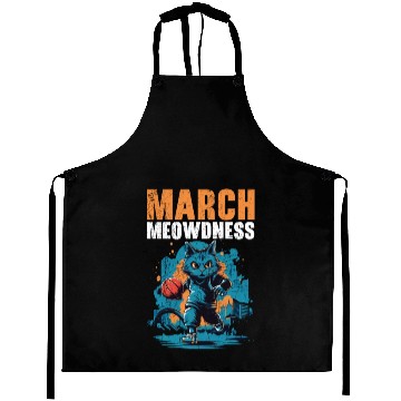Discover Basketball Cat Basketball Player I Love Basketball Aprons