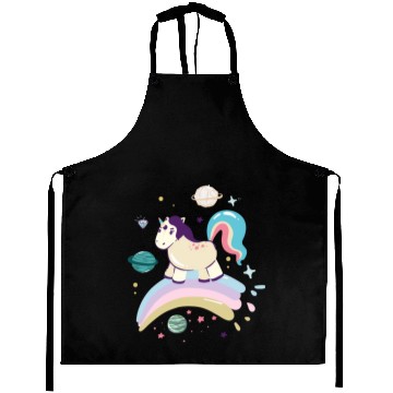 Discover Unicorn rainbow Aprons