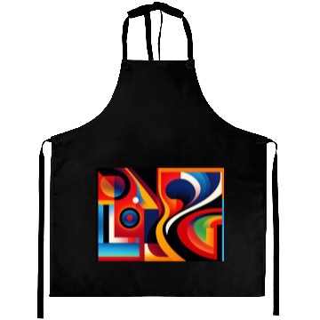Discover Geometric Aprons