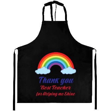 Discover Thank you Best Teacher for helping me Shining Aprons