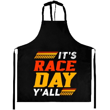 Discover It's Race Day Y'All Aprons