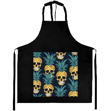 Discover funny pineapple punks Aprons