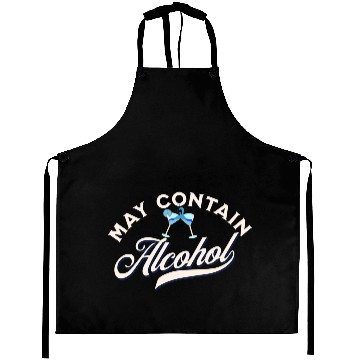Discover May Contain Alcohol Aprons