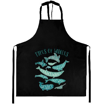 Discover Vintage Whale Lover Design Aprons