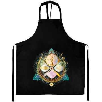 Discover Amulet with golden tree and nature elements Aprons