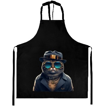 Discover cat; I'm the boss Aprons
