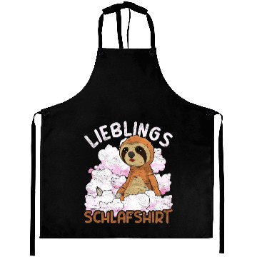 Discover Night owl sloth gift favorite sleep Aprons