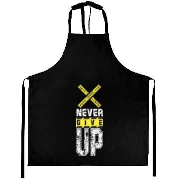 Discover never give up Aprons