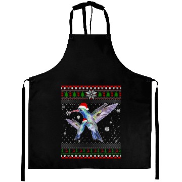 Discover Hummingbird Farm Santa In Snow Ugly Aprons