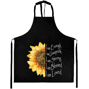 Discover Sunflower - I Am Enough - Sunflower Aprons