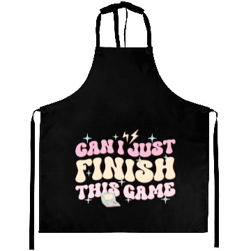 Discover Can I Just Finish This Game, Happy Game Day Aprons