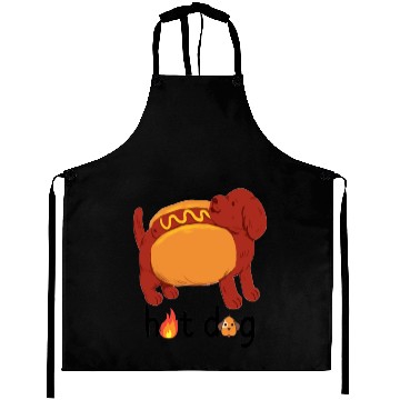 Discover hot dog summer , funny hot dog, hot dog lovers Aprons