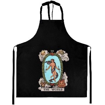 Discover Tarot Card The World Recolorized Tarot Aprons