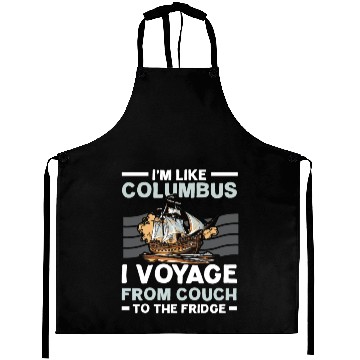 Discover Christopher Columbus Italian American Columbus Day Aprons