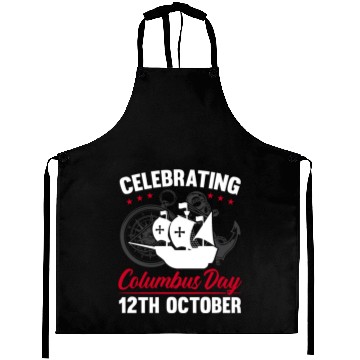 Discover Christopher Columbus Italian American Columbus Day Aprons