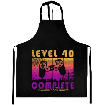 Discover 40th Birthday Gaming Level 40 Complete Gamer Aprons