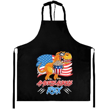 Discover Amerisaurus Rex America Party Independence Day Aprons