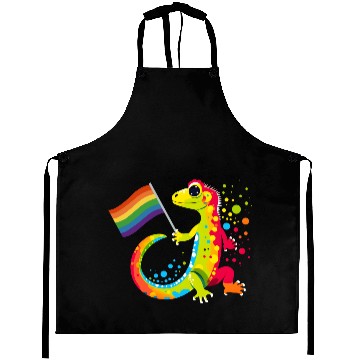 Discover Gay Pride Gecko Aprons