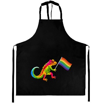Discover Gay Pride Gecko Aprons
