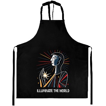 Discover Illuminate The World Aprons