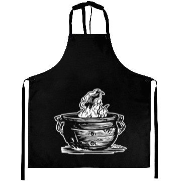 Discover Cauldron Witch Halloween Magic Potion Aprons
