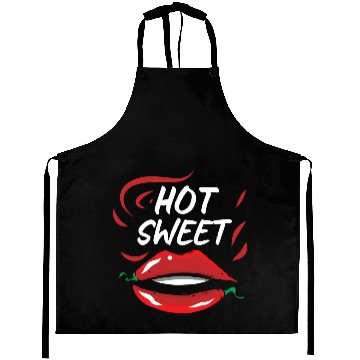 Discover Red Hot Sweet Pepper Lips Aprons