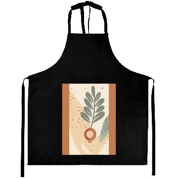 Discover Abstract Flora Leaf Expression Aprons