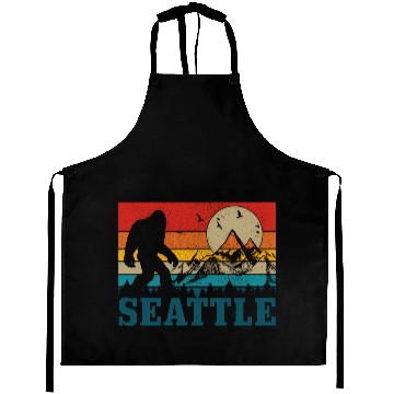 Discover Seattle Washington Bigfoot Mountains Aprons