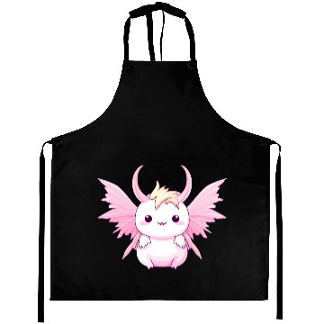 Discover Axolotl Angel & Devil - Design with Horns and Wing Aprons