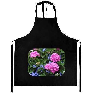 Discover Geraniums and Periwinkle Aprons