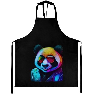 Discover Colorful and Cool: The Neon Panda Aprons