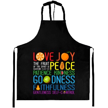 Discover Love Joy The Fruit Of The Spirit Is Peace Patience Aprons