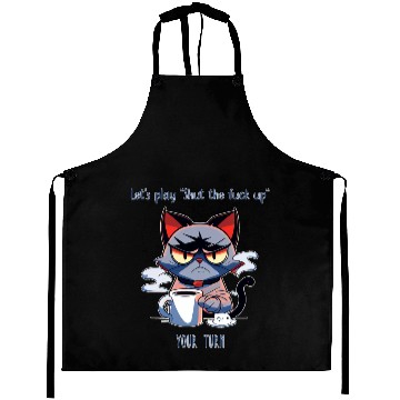 Discover Grumpy cat shut up Aprons