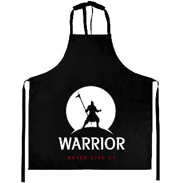 Discover DESIGNWARRIOR Never Give Up Aprons