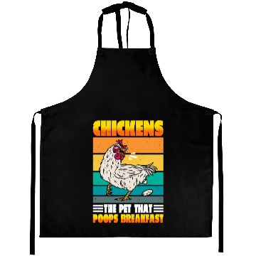 Discover Chickens, The Pet That Poops Breakfast 2 Aprons