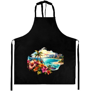 Discover Tropical Paradise Aprons