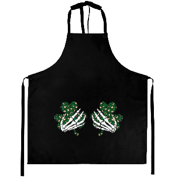 Discover Shamrock Leopard Hands Aprons