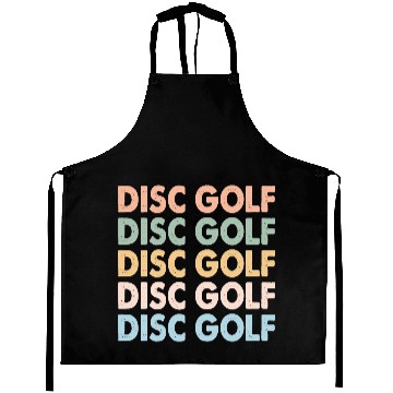 Discover disc golf funny Aprons