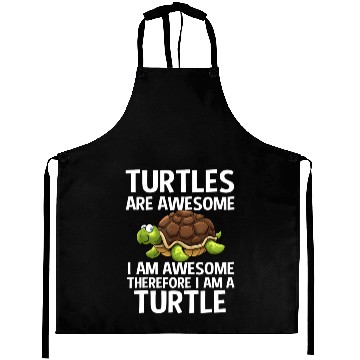 Discover Cool Sea Turtle Tortoise Lover Turtle Animal Aprons