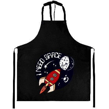 Discover I Need Space Aprons